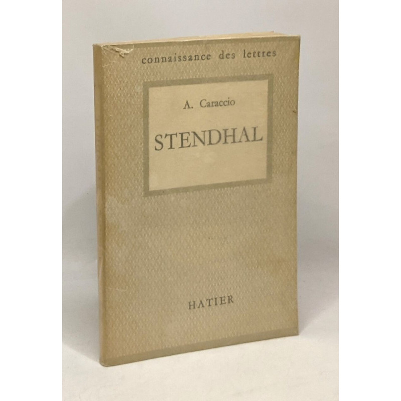 Standhal - connaissance des lettres
