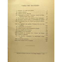 Le maréchal Fabert - temps et visages