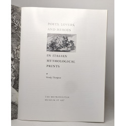 Poets lovers and heroes in italian mythological prints