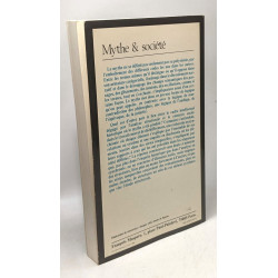 Mythe et société en Grèce ancienne