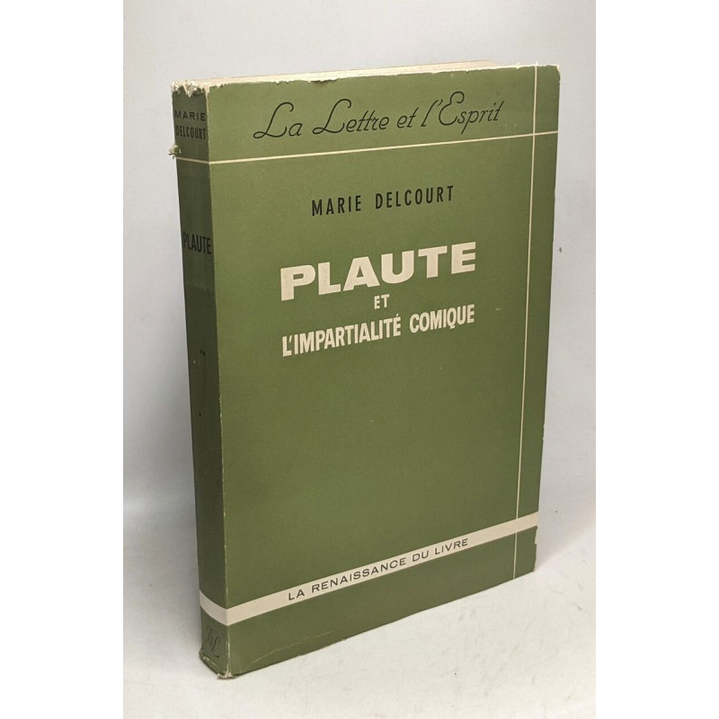 Plaute et l'impartialité comique