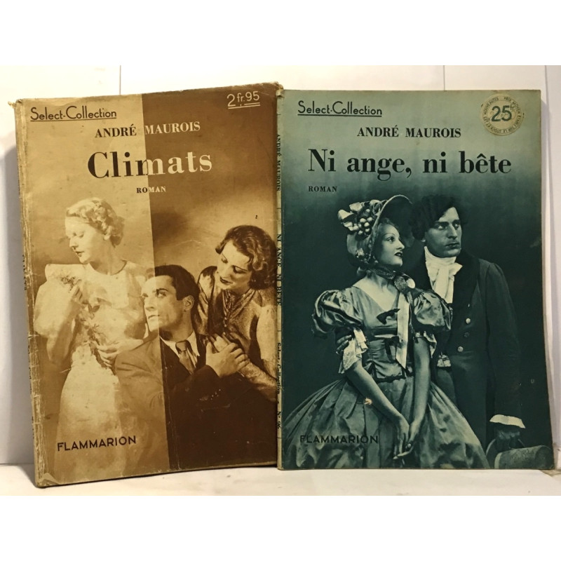 Climats + Ni ange ni bête ---- 2 romans - select collection