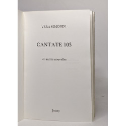 Cantate 103 : et autres nouvelles