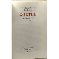 Goethe sein leben und seine Zeit