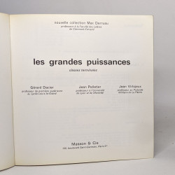 Les grandes puissance classes terminales - nouvelle collection Max...