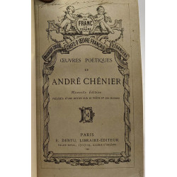Oeuvres poétiques de André Chénier - nouvelle édition précédée...