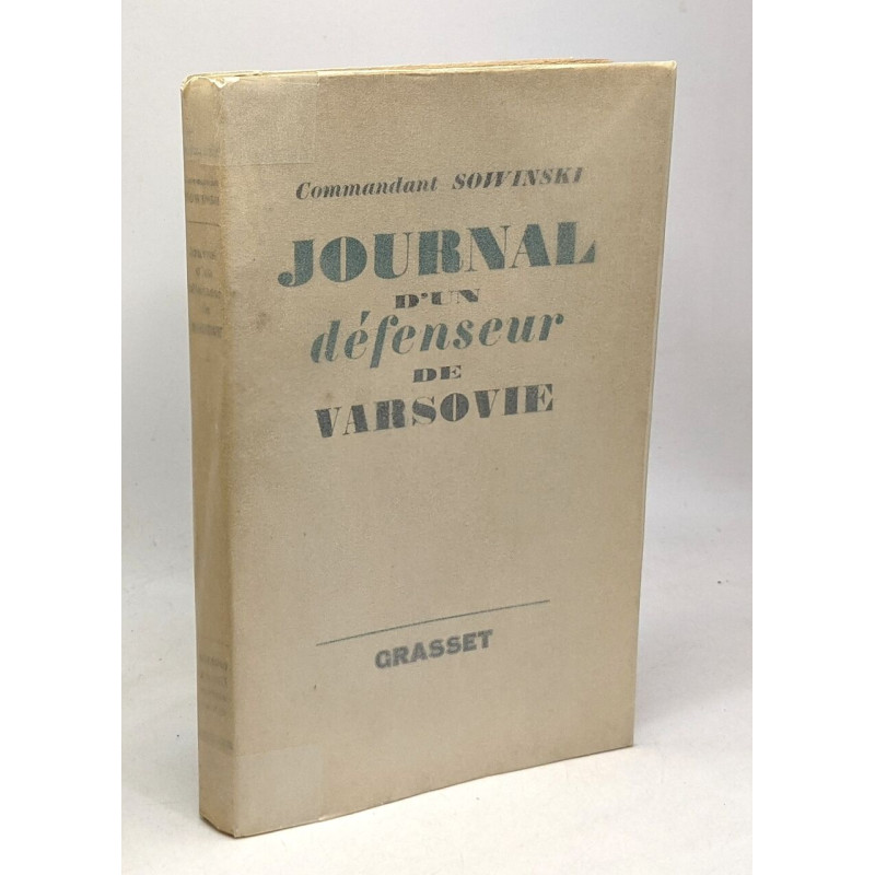Journal d'un défenseur de Varsovie