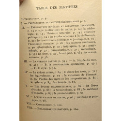 Les études latines - le livre de l'étudiand