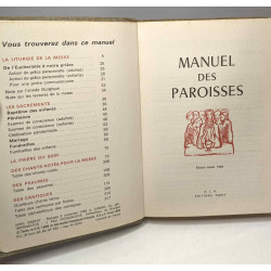 Manuel des paroisses - édition Avent 1969