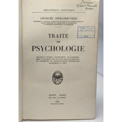 Traité de psychologie / Bibliothèque scientifique