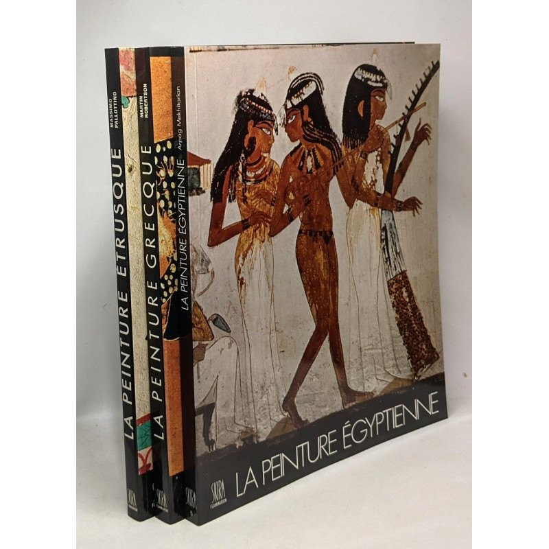 Coffret trésors antiques 3 volumes: La peinture étrusque + La...
