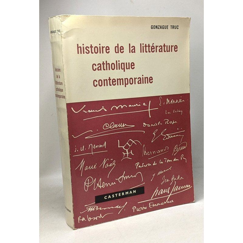 Histoire de la littérature catholique contemporaine