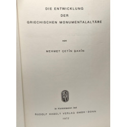 Die entwicklung der griechischen monumentalaltäre