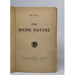 Une riche nature