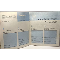 Janus N°7 - la révolution du loisir - l'Homme son Histoire et son...