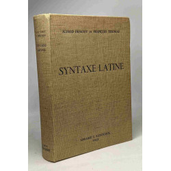 Syntaxe latine - 2e éd. tirage corrigé et revu - nouvelle...