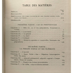 Syntaxe latine - 2e éd. tirage corrigé et revu - nouvelle...