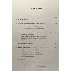 Bactériologie à l'usage des étudiants en médecine 3me édition 1970...