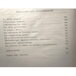 Les parodontoses pyorrhéiques ou pyorrhées alvéolaires (complexus...