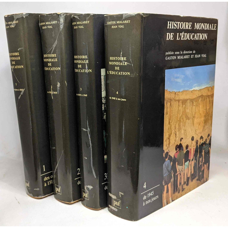 Histoire mondiale de l'éducation tome 1 à 4 : Des origines à 1515...