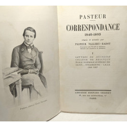 Correspondance 1840-1895 - 1 Lettres de jeunesse collège de...