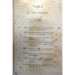 Cours complet de littérature moderne - TOME 1 2 3 et 4 ---...