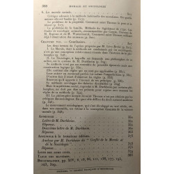 Le conflit de la morale et de la sociologie - 3e éd. / exemplaire...