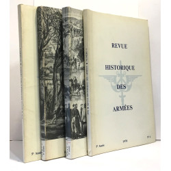 Revue historique de l'armée 4 numéros année 1978 - publication...
