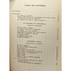 Le rapport comment l'élaborer comment le rédiger - coll. bien...