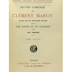 Oeuvres complètes de Clément Marot revues sur les meilleurs...