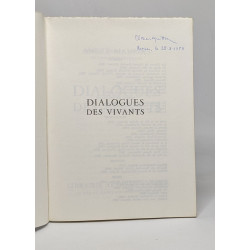 Dialogues des vivants