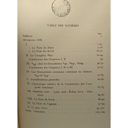 Contribution à la linguistique des noms d'animaux en indo-européen...