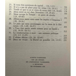Lecture politique de l'Evangile de Luc (Collection Eglise pouvoir...