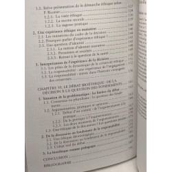 L'Expérience bioéthique de la responsabilité