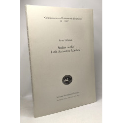 Studies on the Latin accusative absolute (Commentationes humanarum...