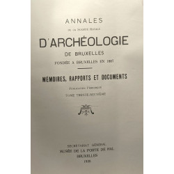 Annales de la Société Royale d'Archéologie - Mémoires rapports et...
