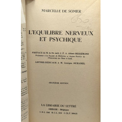 L'équilibre nerveux et psychique
