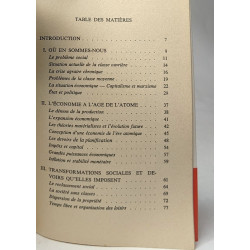 L'ordre soial de demain - la société et l'état de l'ère atomique -...
