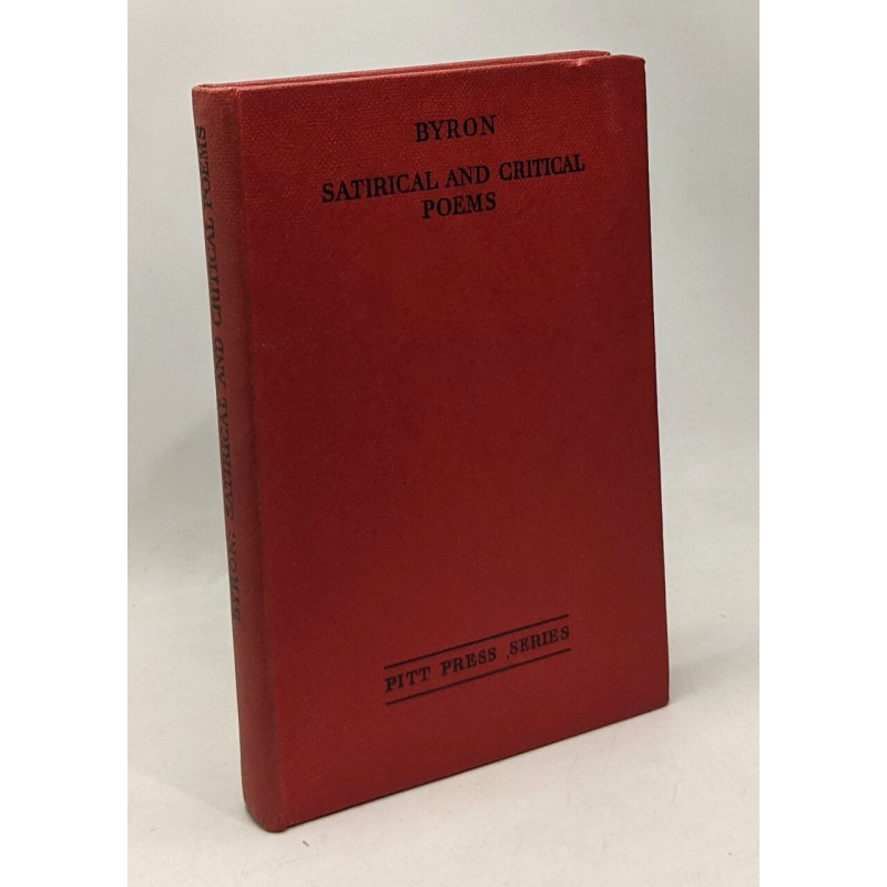 Byron - satirical and critical poems