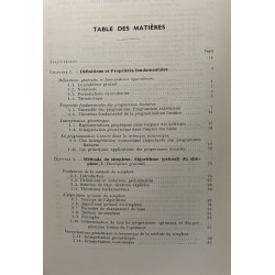 Programmation linéaire
