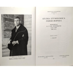 Studia Etymologica Indoeuropaea. Memoriae A. J. Van Windekens Dicata