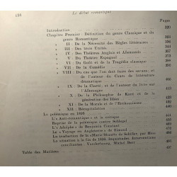 Le débat romantique en France - 1813-1830 - Pamphlets manifestes...