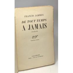 De tout temps à jamais - poésie - 3e édition