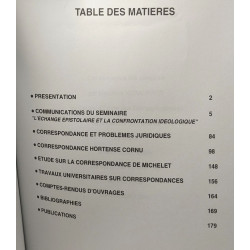 Correspondance et confrontation idéologique - correspondance E....