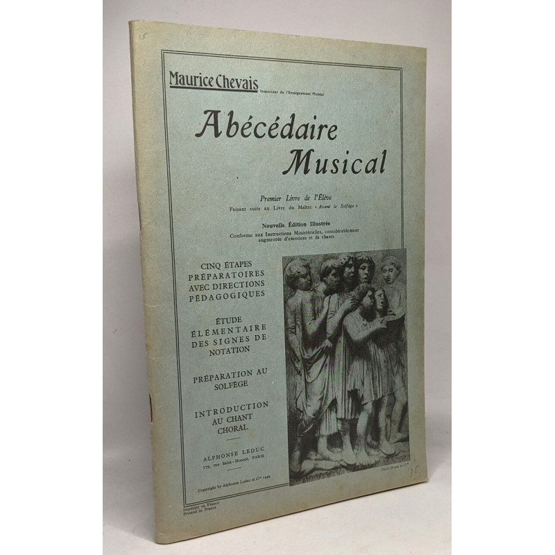 Abécédaire musical - nouvelle édition illustrée - 247 morceaux...
