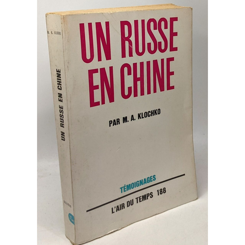 Un russe en Chine