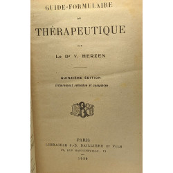 Guide-formulaire de thérapeutique - 15e édition entièrement...