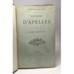 Histoire d'Apelles