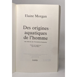 Des origines aquatiques de l'homme : une théorie de l'évolution...