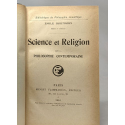 Science et religion dans la philosophie contemporaine - coll....